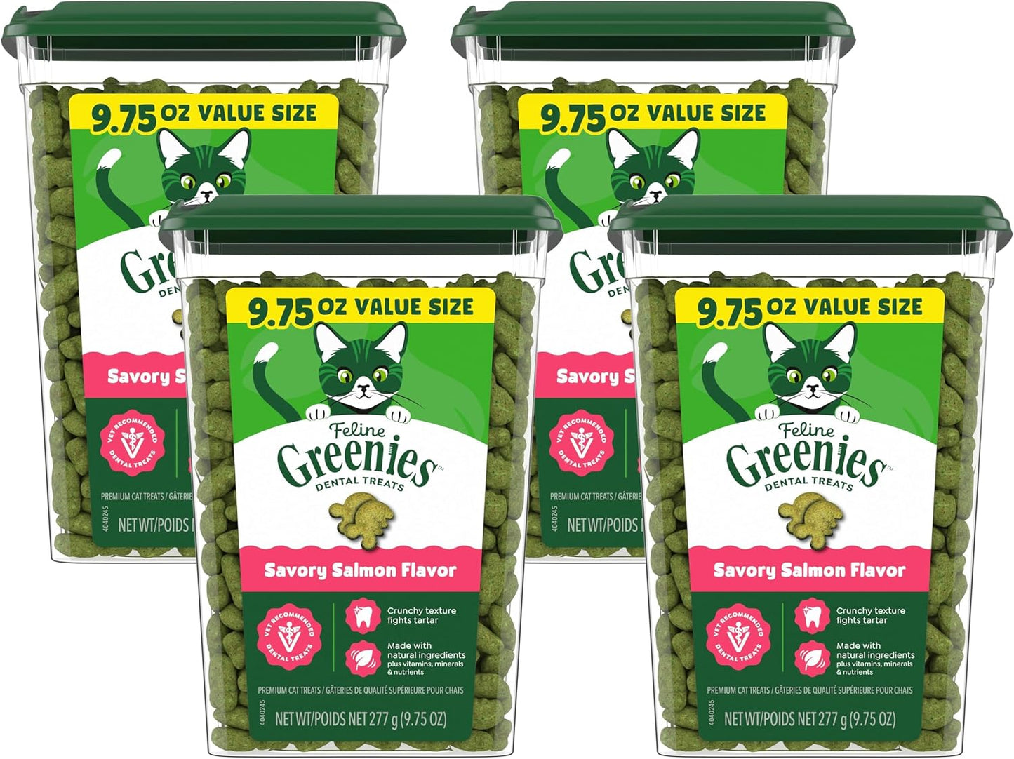 Greenies Cat Treats, Feline Veterinarian-Recommended Adult Natural Dental Cat Treats, Savory Salmon Flavor, 4.6 oz. Pouch - Image 11