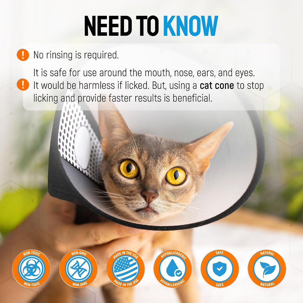 Lick safe non stinging nano silver cat scratch relief spray