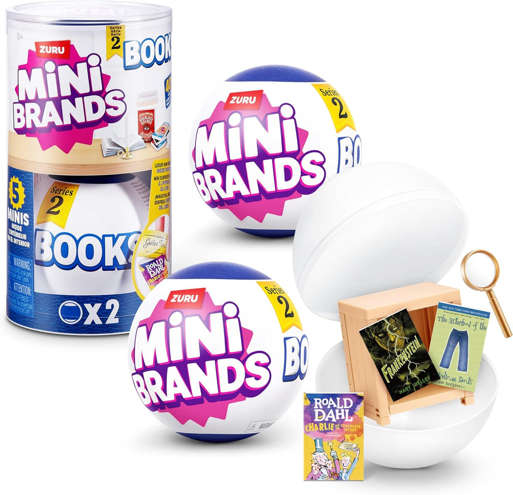 Mini Brands Mini Books Series 2 Capsule front view of collectible blind box toy