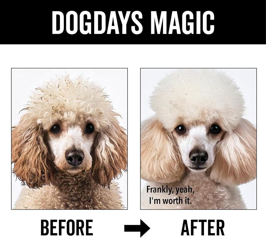 Hypoallergenic dog shampoo with marshmallow root and calendula oil ingredients