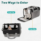 PINVNBY portable pet handbag with adjustable shoulder strap