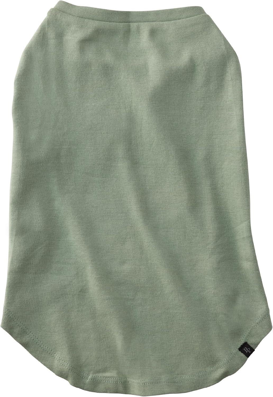 Small organic cotton dog muscle tee side profile