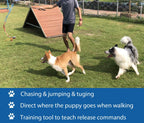 Durable non-bungee nylon cord attachment on the Dewonch dog chase toy
