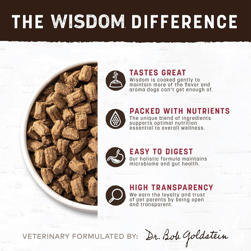 Earth Animal Wisdom From the Land venison beef and bison natural dry dog food bag
