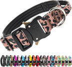 TSPRO Premium Dog Collars Tactical Dog Collar with Handle and Heavy Duty Quick-Release Metal Buckle Durable Thick and Adjustable for Medium to Large Dogs (Orange L) - Image 11