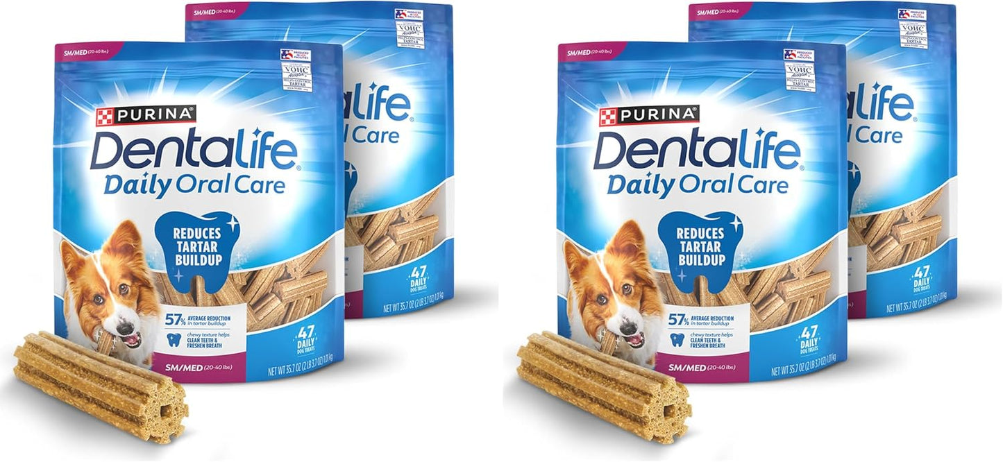 DentaLife Daily Oral Care Dog Treats for Small and Medium Dogs, Chewy Dental Treat to Freshen Breath and Fight Tartar, Chicken Flavor - 40 ct. Pouch - Image 12