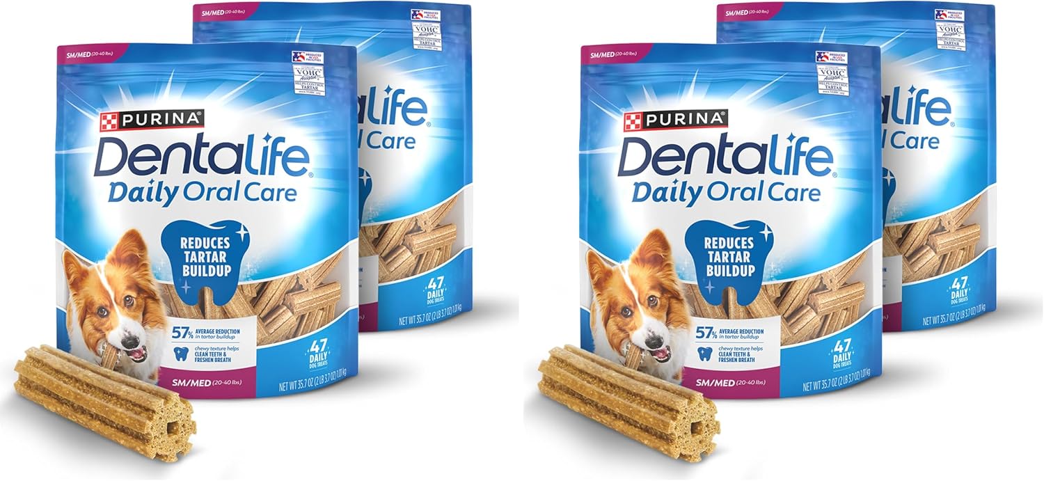DentaLife Daily Oral Care Dog Treats for Small and Medium Dogs, Chewy Dental Treat to Freshen Breath and Fight Tartar, Chicken Flavor - 40 ct. Pouch - Image 12