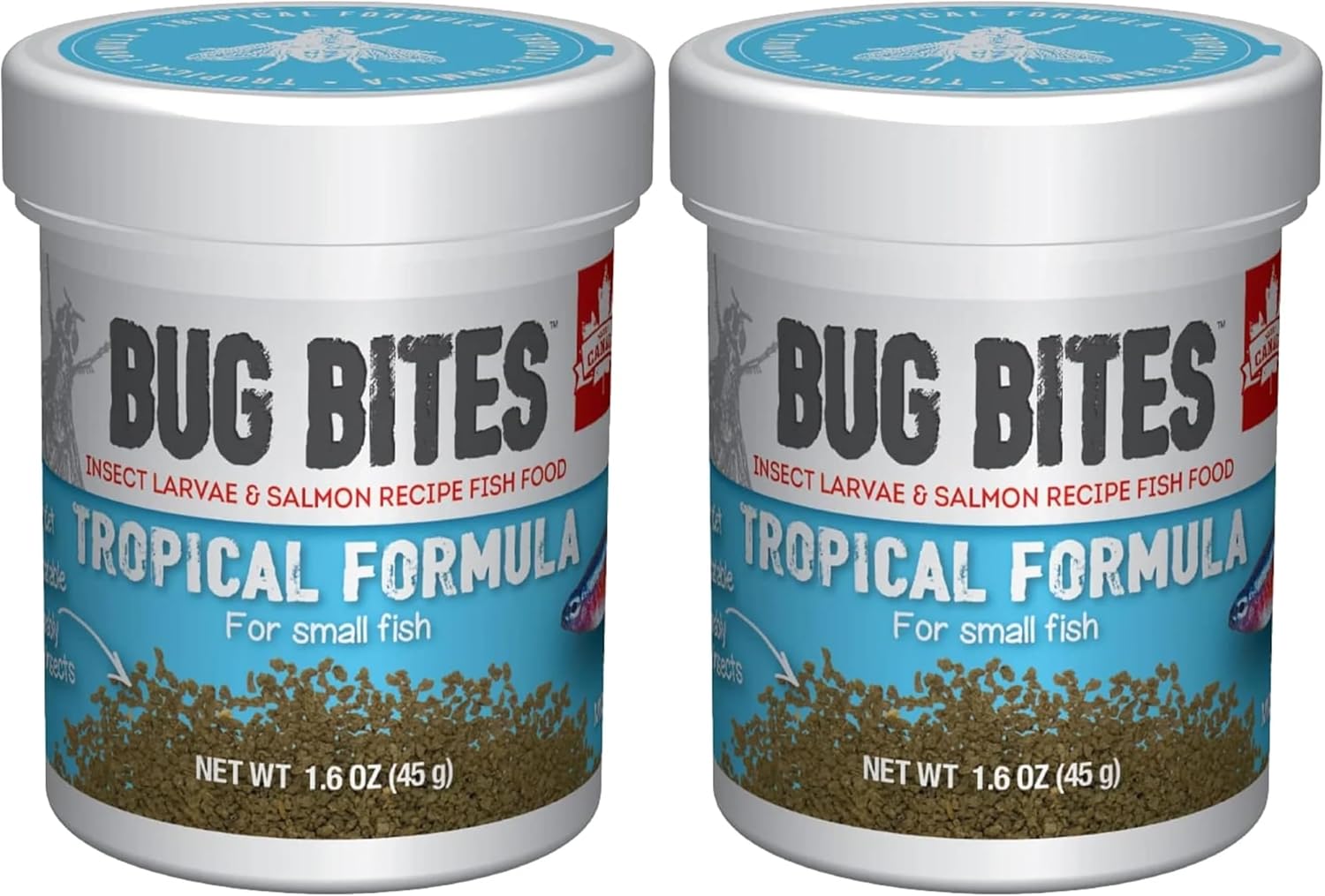 Fluval Bug Bites Tropical Fish Food, Small Granules for Small to Medium Sized Fish, 1.6 oz., A6577 - Image 9