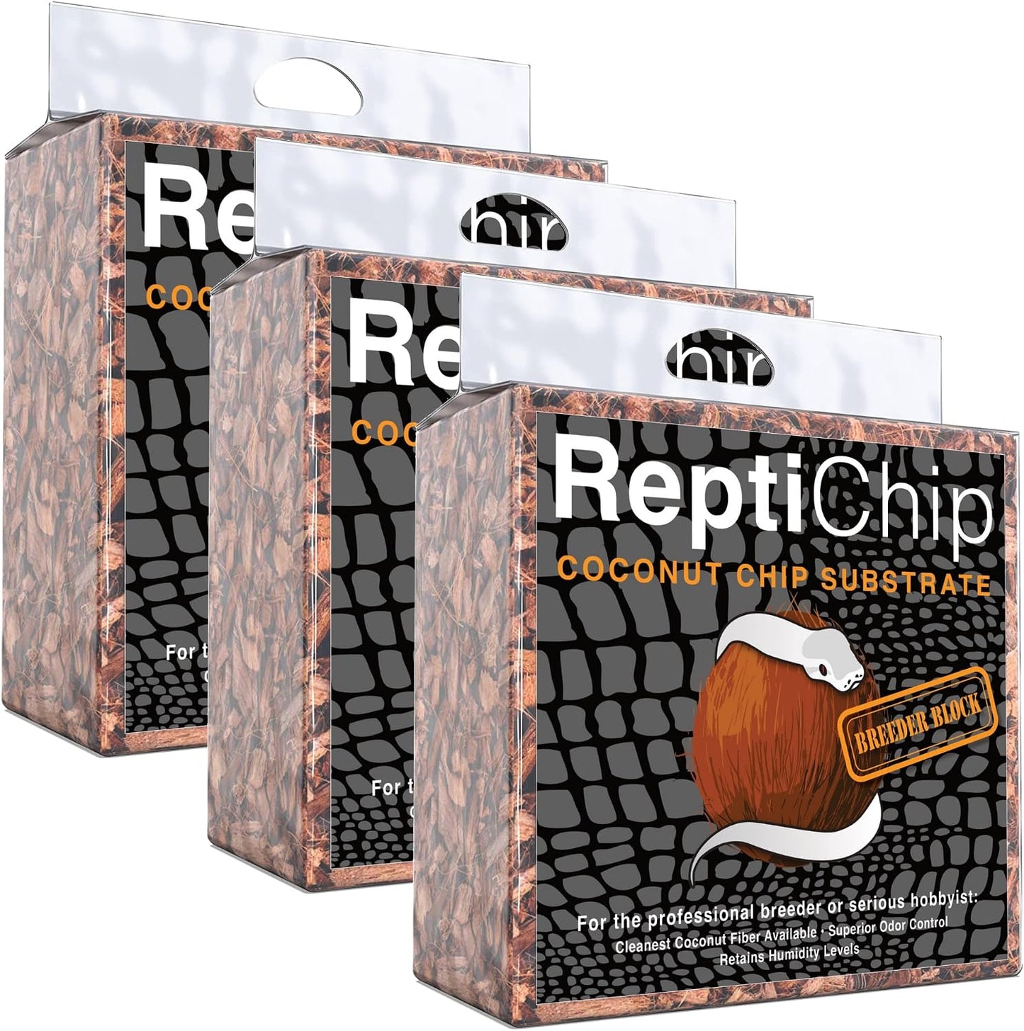 ReptiChip Reptile Substrate Coconut Chip Bedding 72 Quart Compressed Organic Coco Husk Block for Snake Habitat, Ball Python Terrarium, Turtle Tanks, Tortoise Enclosure - Image 11