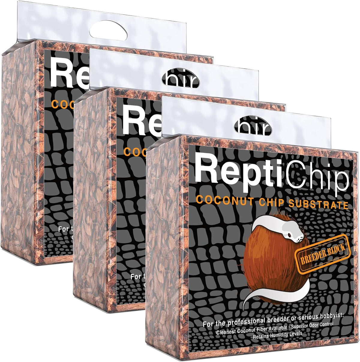 ReptiChip Reptile Substrate Coconut Chip Bedding 72 Quart Compressed Organic Coco Husk Block for Snake Habitat, Ball Python Terrarium, Turtle Tanks, Tortoise Enclosure - Image 11
