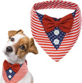 FUAMEY Dog Tuxedo American Flag front view stylish pet formal suit