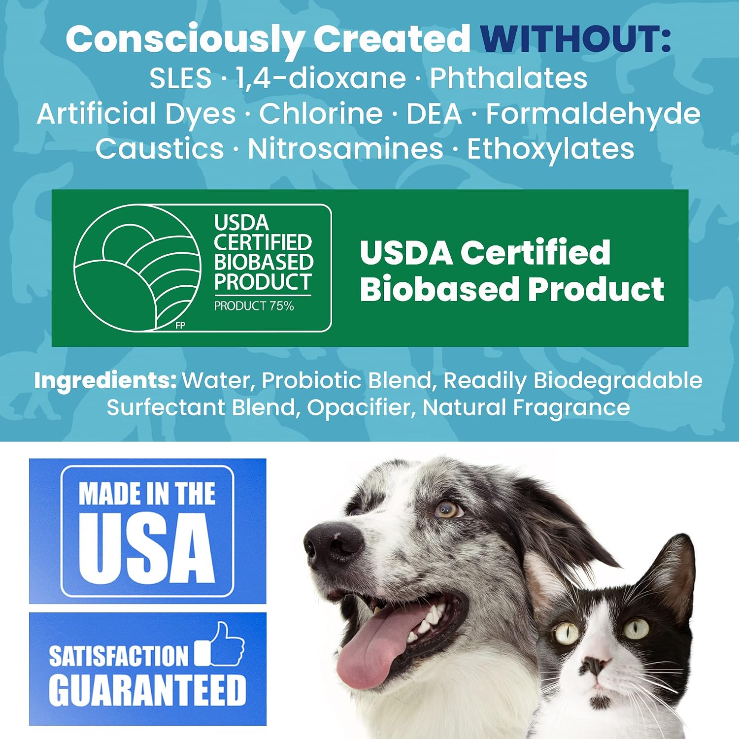 Eco-friendly pet odor neutralizer concentrate being applied to a carpet stain