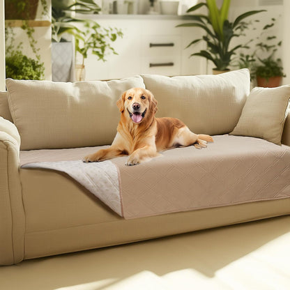 Luciphia 100% Waterproof Couch Cover Blanket for Dogs Anti-Slip Pet Couch Protector Sofa Mat Puppy Cat with Non-Slip Bottom, Grey, 30x70 Inch - Image 15