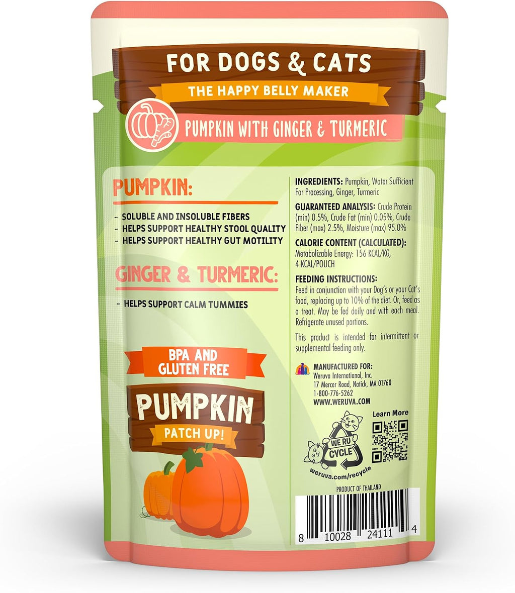 Weruva Pumpkin Patch Up ingredients and nutritional benefits label