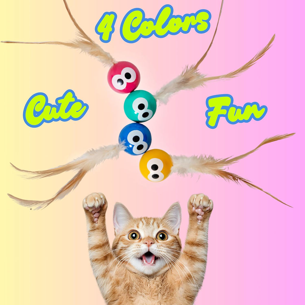 Domestic indoor cat swiping at the feather tail toy highlighting safe active playtime and physical fitness benefits.
