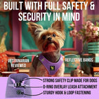 EcoBark dog harness reflective trim detail