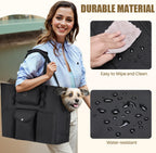 Bottom view of SlowTon pet carrier with protective feet