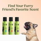 Paw Fume veterinarian certified premium pet care deodorant spray packaging