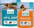VetIQ Glucosamine Hip & Joint Supplement for Dogs, 180 Soft Chews, Joint Support Supplement with MSM and Krill, Dog Health Supplies Large & Small Breed, Chicken Flavored Chewables - Image 11