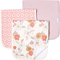 Copper Pearl premium baby burp cloths Ferra print front view