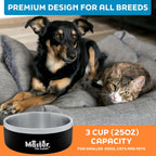 Premium imported Master Pet Supply bowl highlighting its dishwasher safe interior