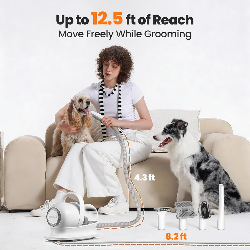 Neakasa P1 Pro one liter dust cup filled with captured pet hair