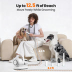 Neakasa P1 Pro one liter dust cup filled with captured pet hair