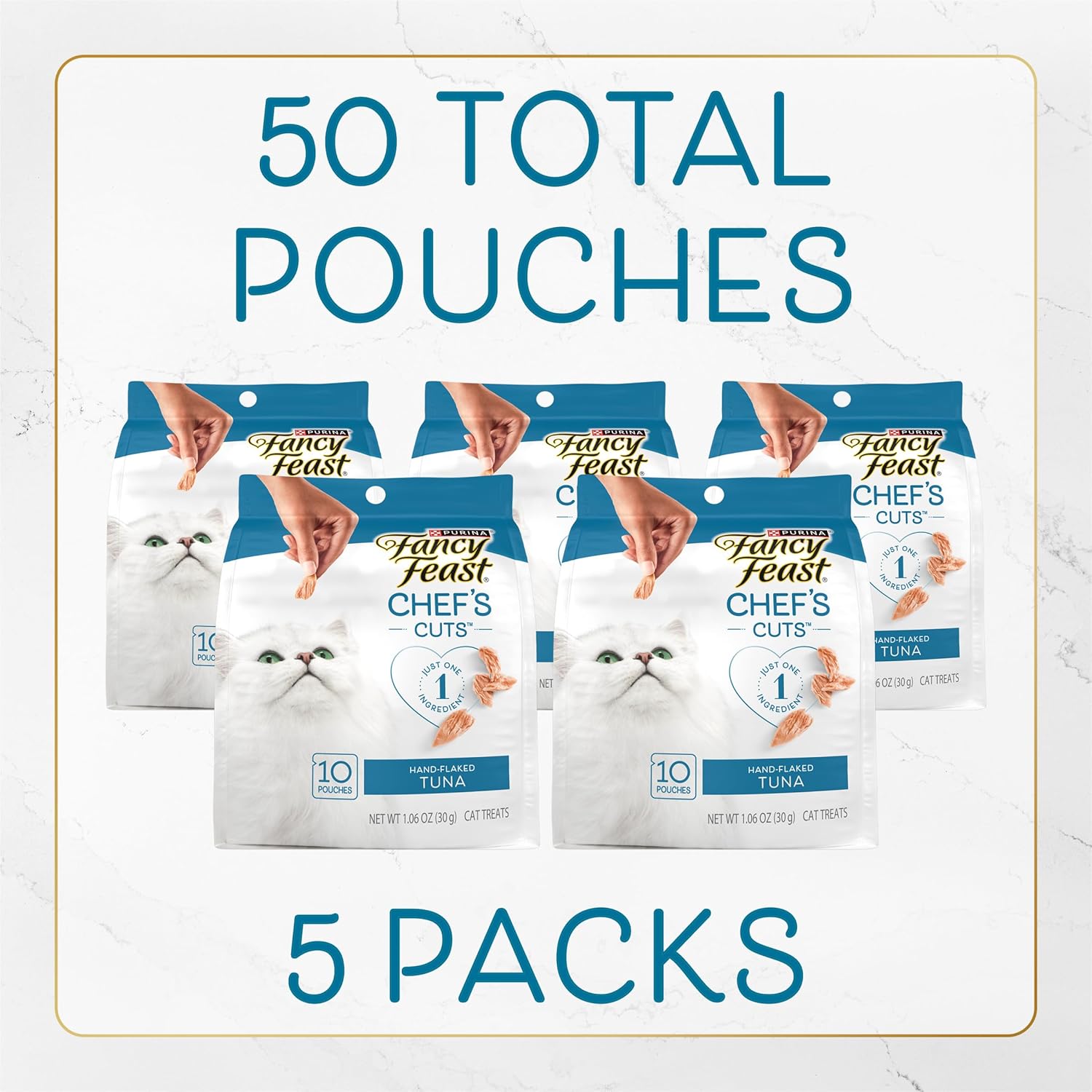Healthy natural tuna cat treats for adult cats