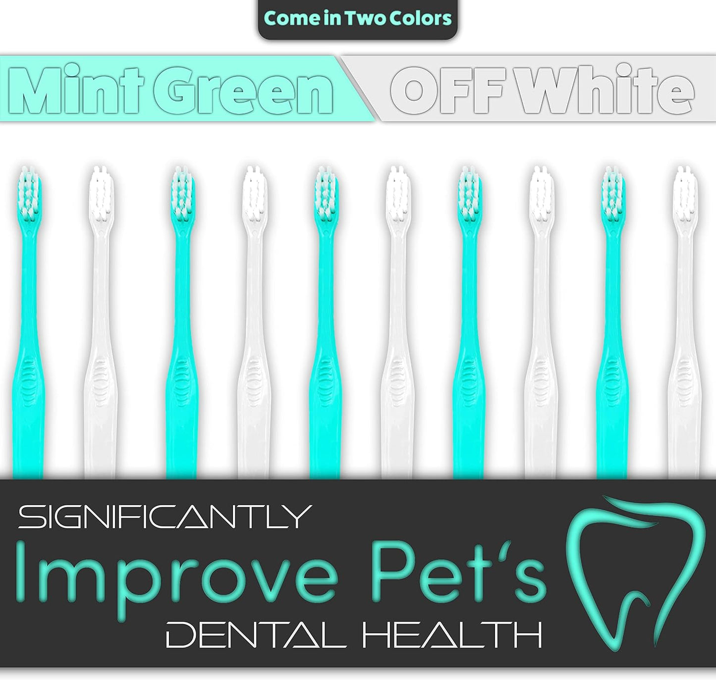 H&H Pets professional manual dental brushes for toy dogs and kittens.