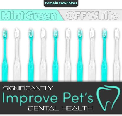 H&H Pets professional manual dental brushes for toy dogs and kittens.