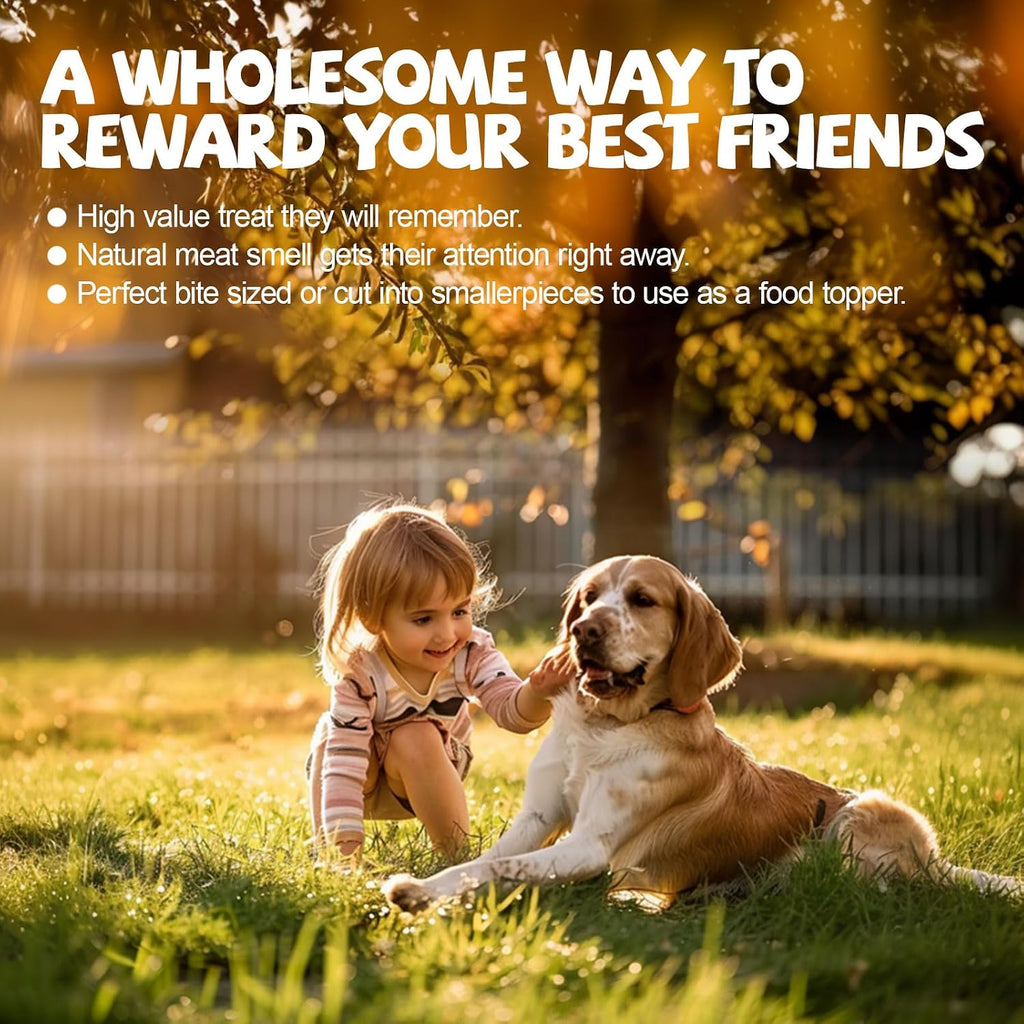 Healthy protein rich chicken rawhide treats for dogs