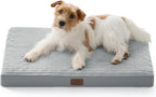 Bedsure ComfyFleece Dog Beds Large Sized Dog- Orthopedic Pet Beds for Crate with Removable Machine Cover, NOT Waterproof Egg Crate Foam Puppy Mat for Pets Up to 50 lbs, 35x22x2.8, NOT Chewproof - Image 11