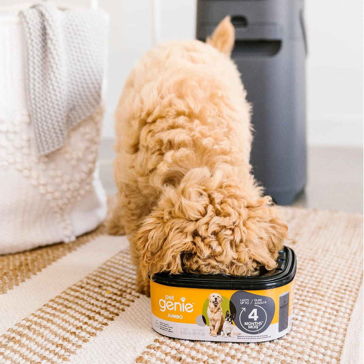 Pet Genie - Jumbo refill 1-pack - Up to 4 months of supply - Ultimate odor control dog poop bags - Image 10