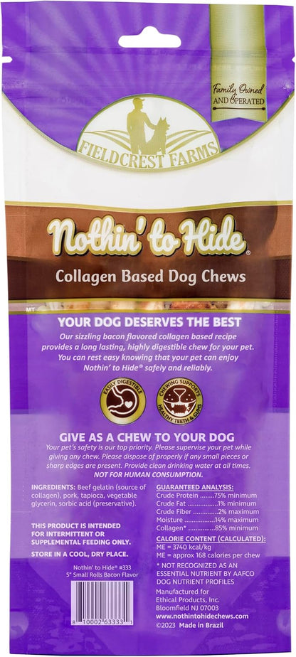 Two pack of five inch healthy pet chews close up