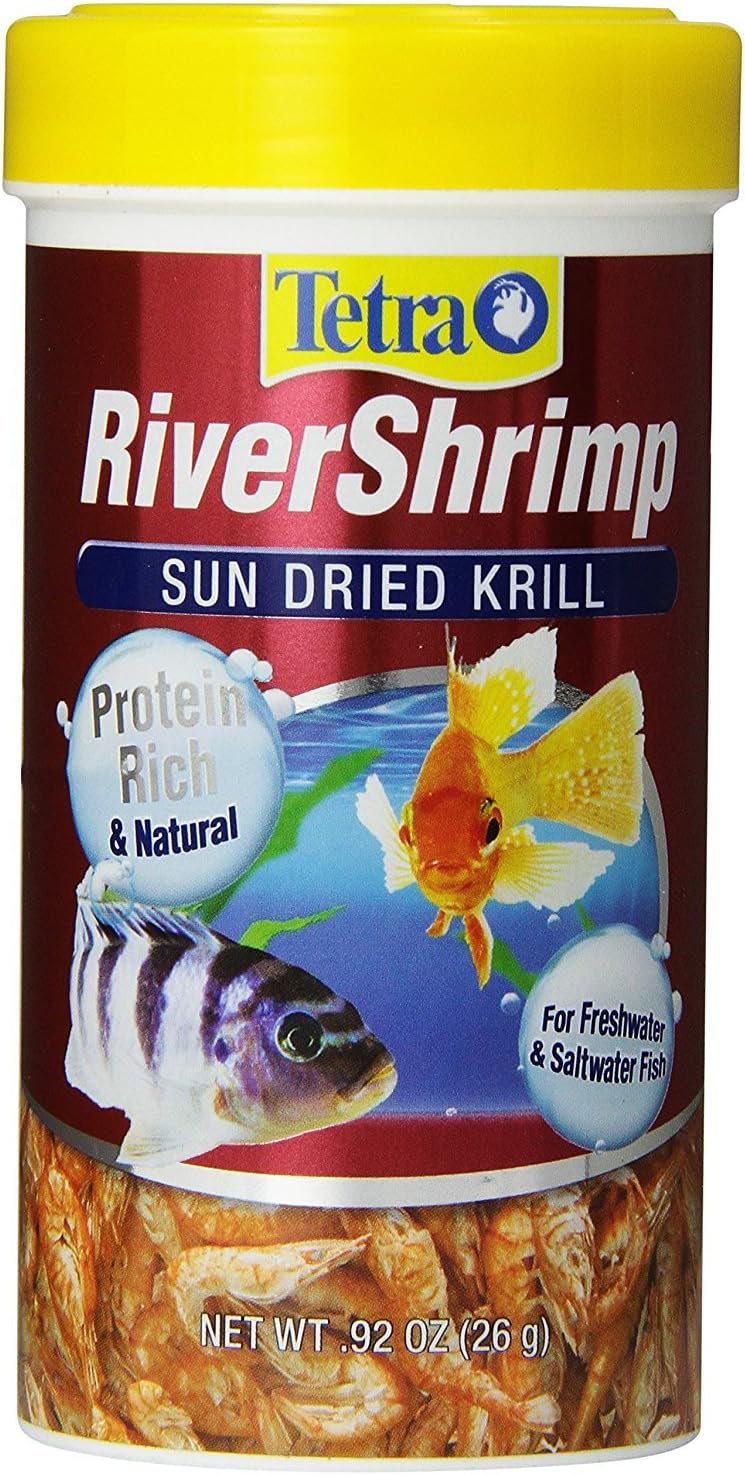 Tetra baby shrimp natural aquarium fish treat back label details
