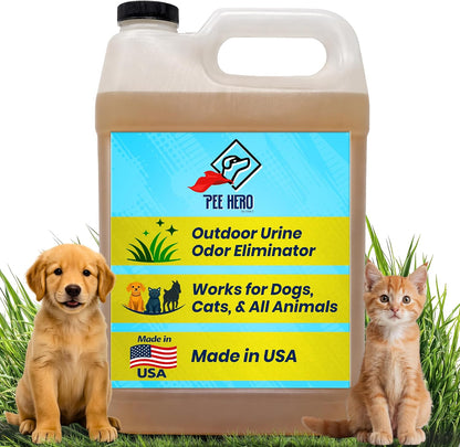 Pee Hero Dog Turf Cleaner for Pet Urine Outdoor 16 oz Concentrate (Makes 2 Gallons Solution) | Pet Urine Odor Eliminator Concentrate| Turf Deodorizer for Pet Urine - Image 10