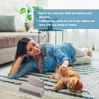 Xuniea pet hair removal tool size reference in hand