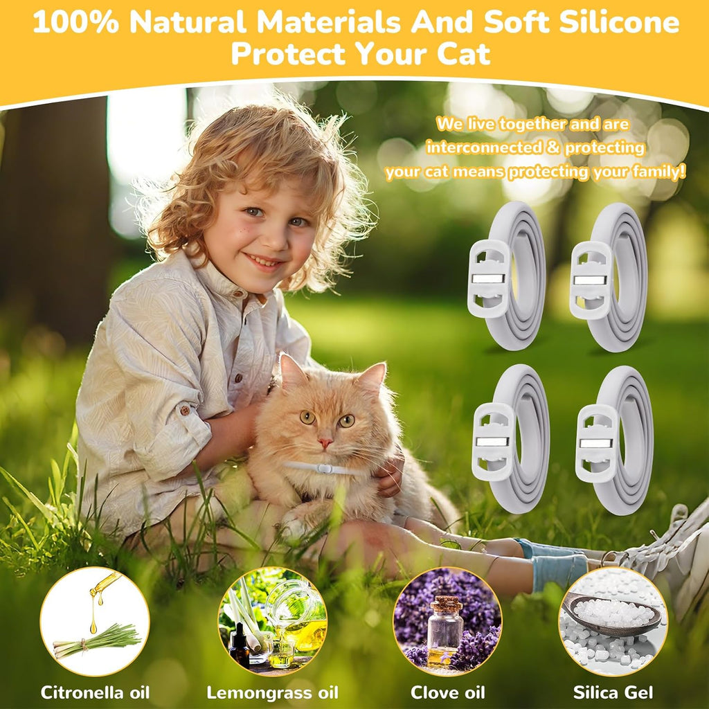 Routade cat flea collar packaging showing 32 months protection