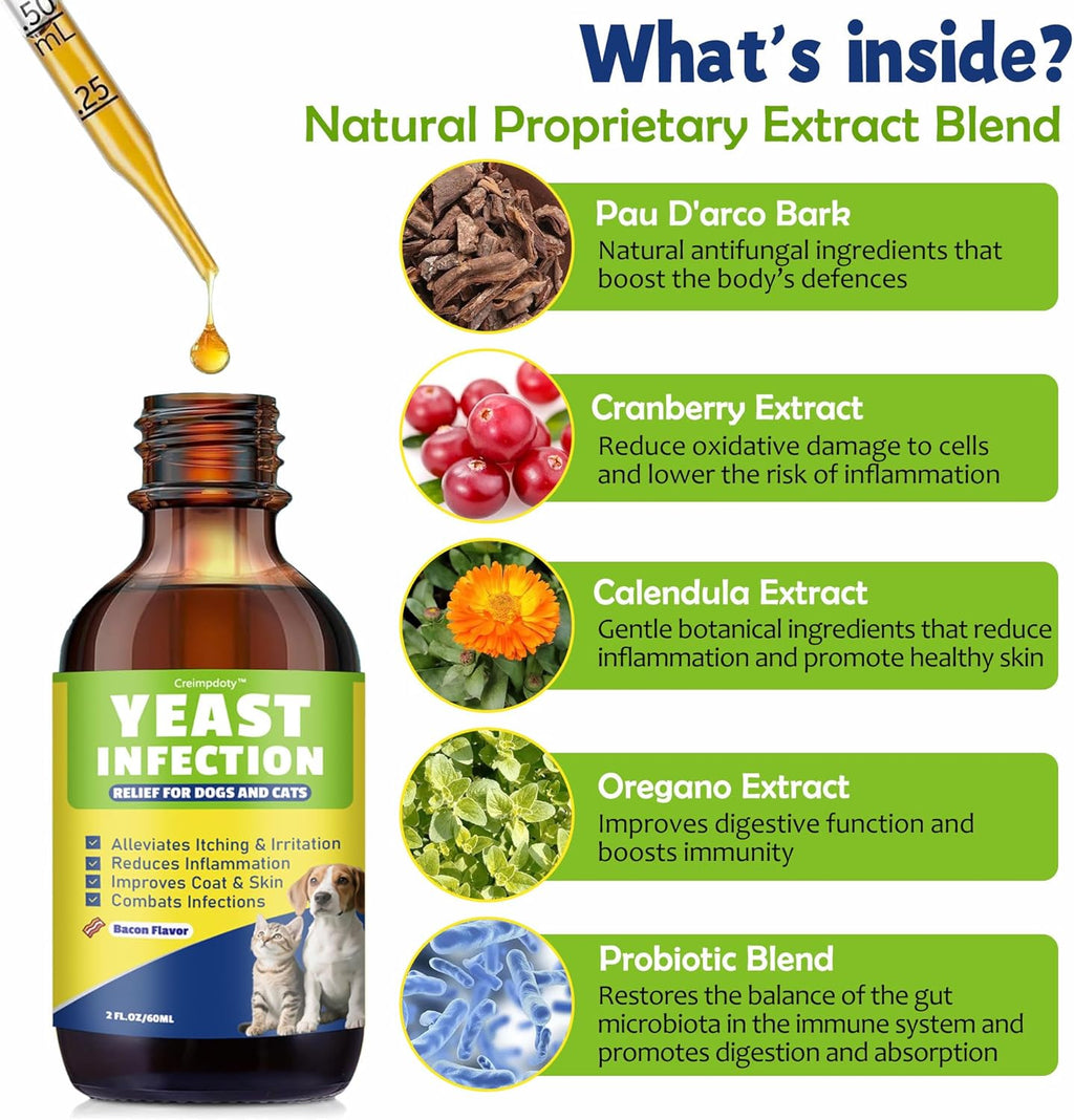 Herbal ingredients breakdown for pet itch and allergy relief