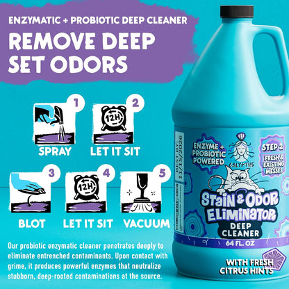 Natural orange scent pet odor eliminator