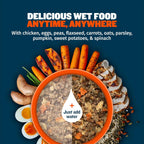 Bully Max Instant Fresh rehydrated food bowl texture