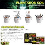 Exo Terra 8 quarts terrarium substrate display