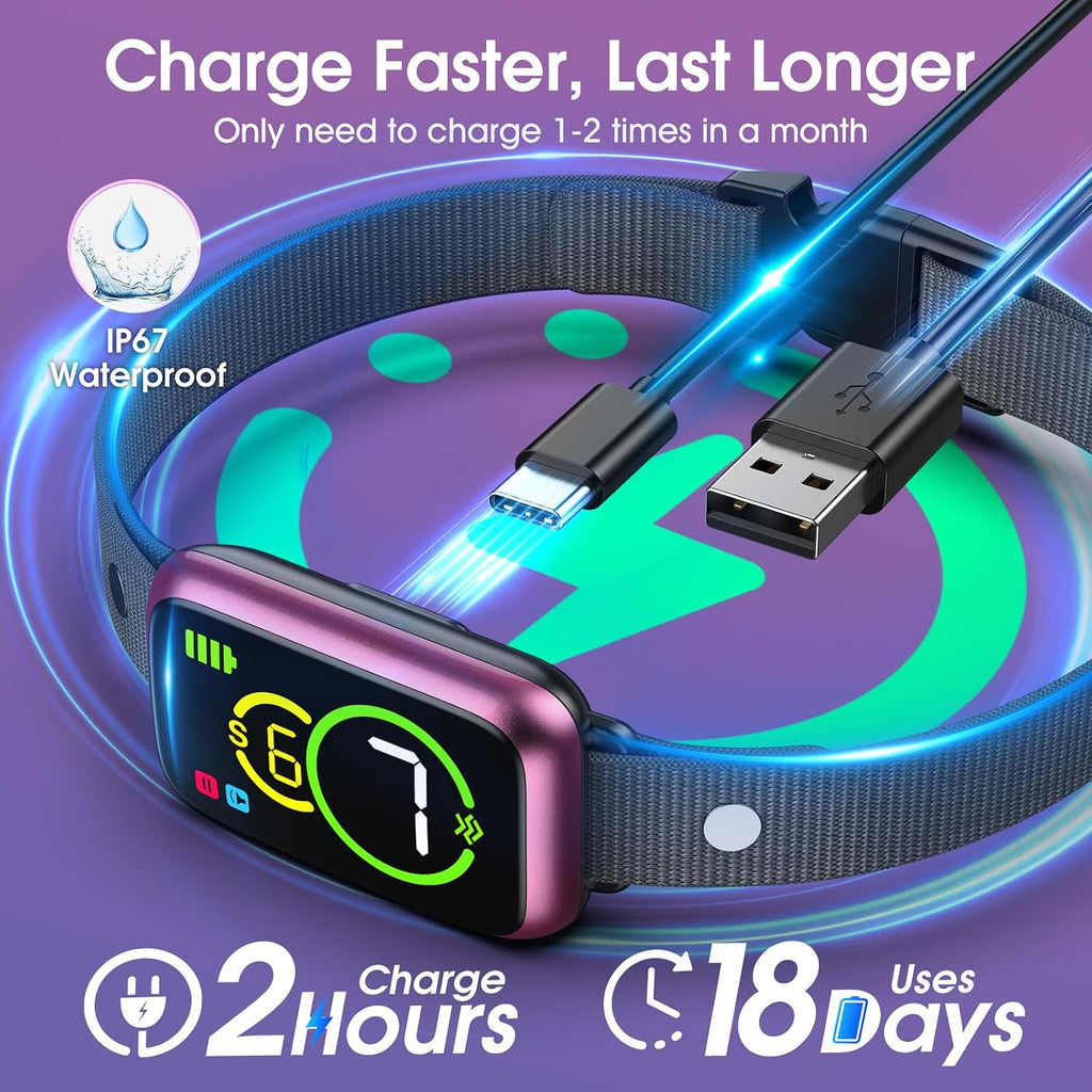 NQQHNN smart collar charging port and accessories