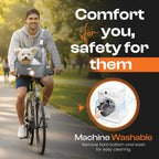 Safety buckle detail on Mokaru dog carrier