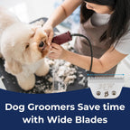 Bucchelli professional A5 compatible wide blade for thick undercoats