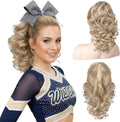 REECHO 12 Inch Ponytail Extension front view premium curly hairpiece