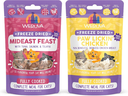 Weruva Cat Freeze Dried, Paw Lickin' Chicken with Chicken Breast, 1oz Bag - Image 14