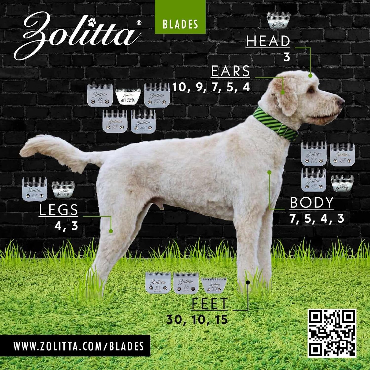 Zolitta professional pet grooming wide attachment showing the universal A5 clipper locking mechanism.