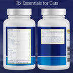 Authentic USA-imported Rx Vitamins cat multivitamin powder container graphic.