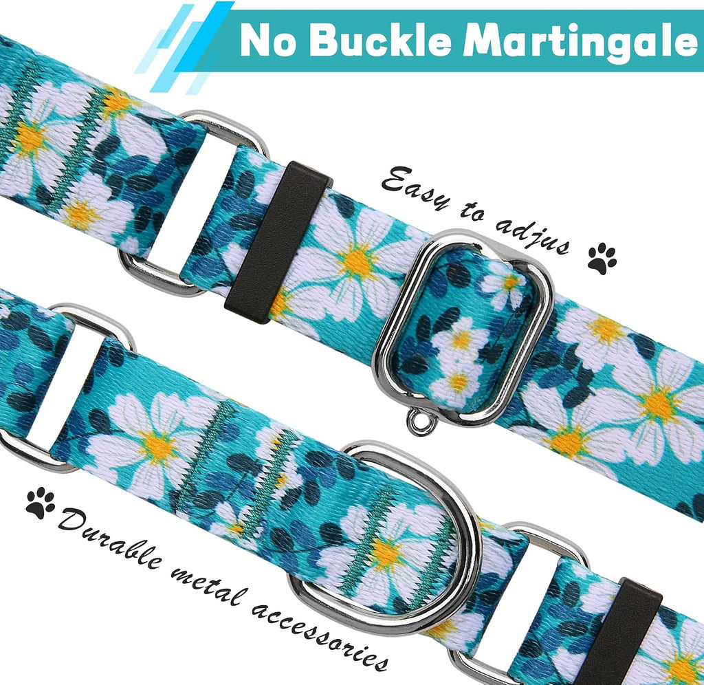 Hikiko soft nylon no pull training collar for large dogs